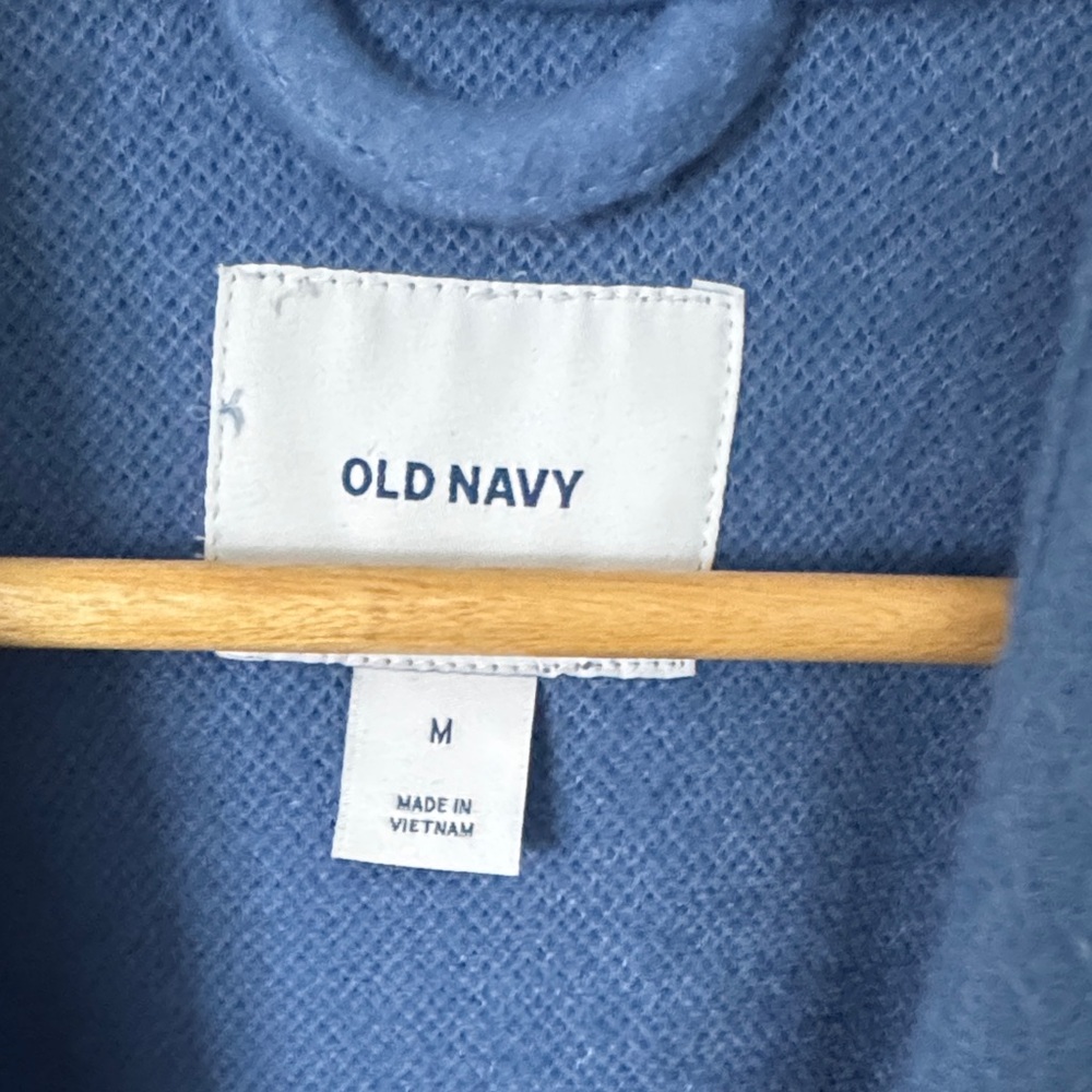 Old Navy Blue Pea Coat - Picture 2 of 2